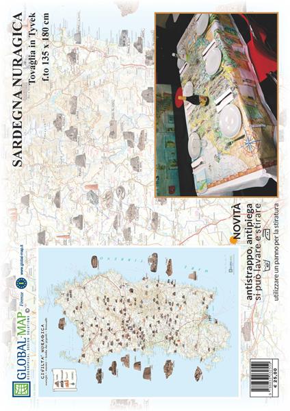 Sardegna nuragica (carta in Tyvek cm 135x180) - copertina