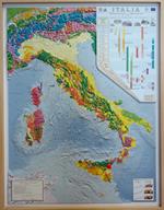 Carta geologica d'Italia. Scala 1:1.250.000 (carta in rilievo cm 89x117)