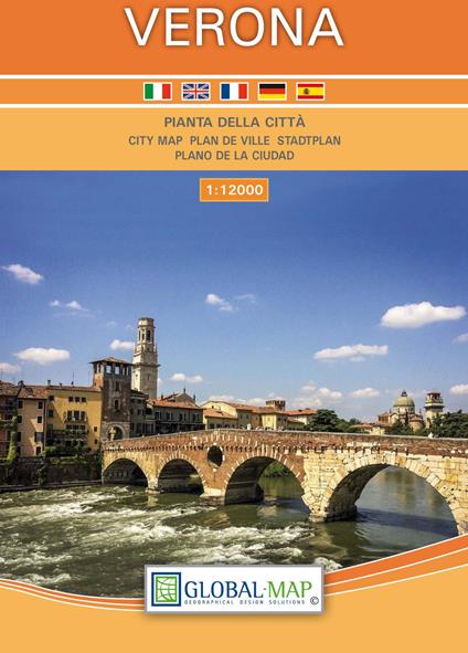 Verona. Pianta della città 1:12.000 (cm 67x110) - copertina
