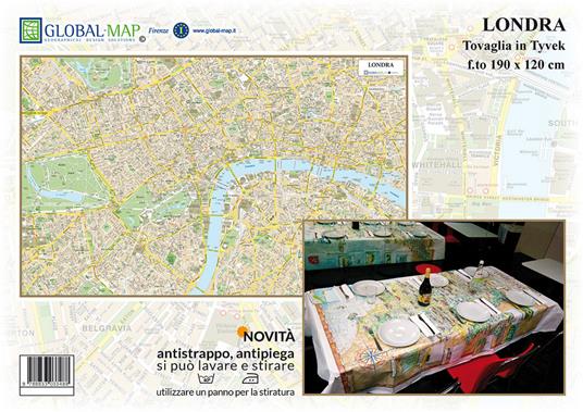 Londra (carta in Tyvek cm 190x120) - copertina
