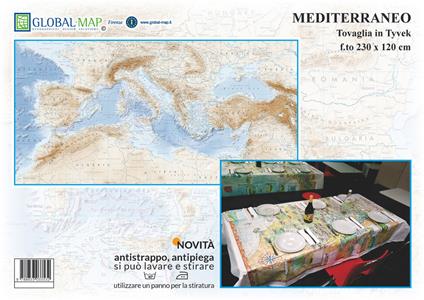 Mediterraneo (carta in Tyvek cm 230x120) - copertina