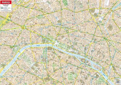 Pianta di Parigi (carta in Tyvek cm 74 x 53) - copertina