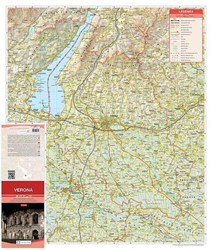 Verona. Carta stradale della provincia 1:150.000 - copertina