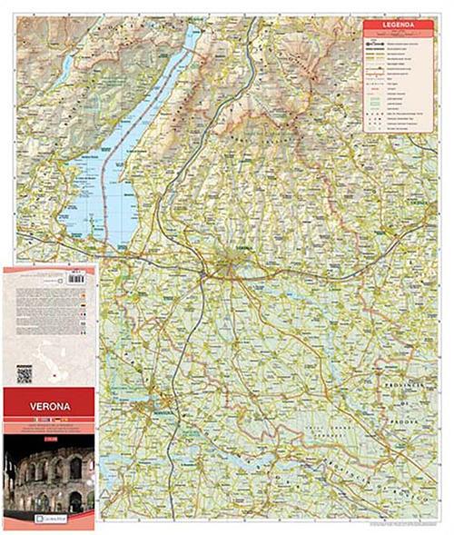 Verona. Carta stradale della provincia 1:150.000 - copertina