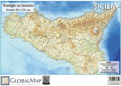 Sicilia (tovaglia in Tyvek, f.to 90 x 150 cm) - copertina