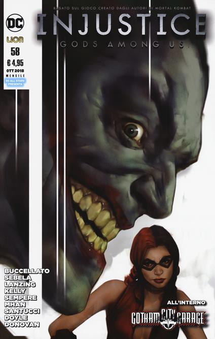 Injustice. Gods among us. Vol. 58 - copertina