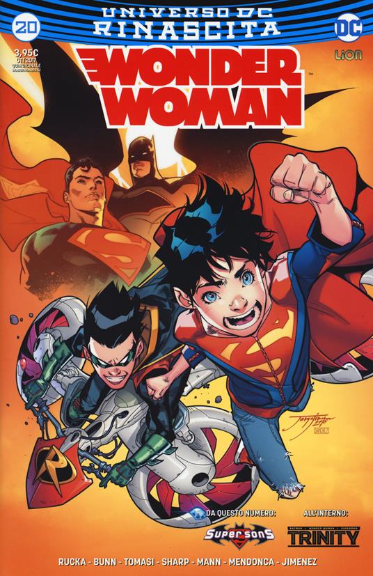 Rinascita. Wonder Woman. Vol. 20 - copertina