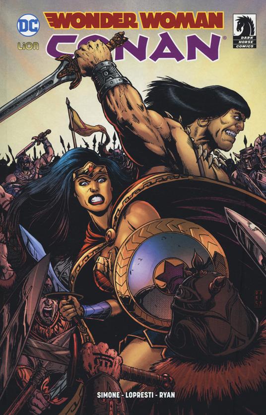 Wonder Woman/Conan - Gail Simone,Matt Ryan,Aaron Lopresti - copertina