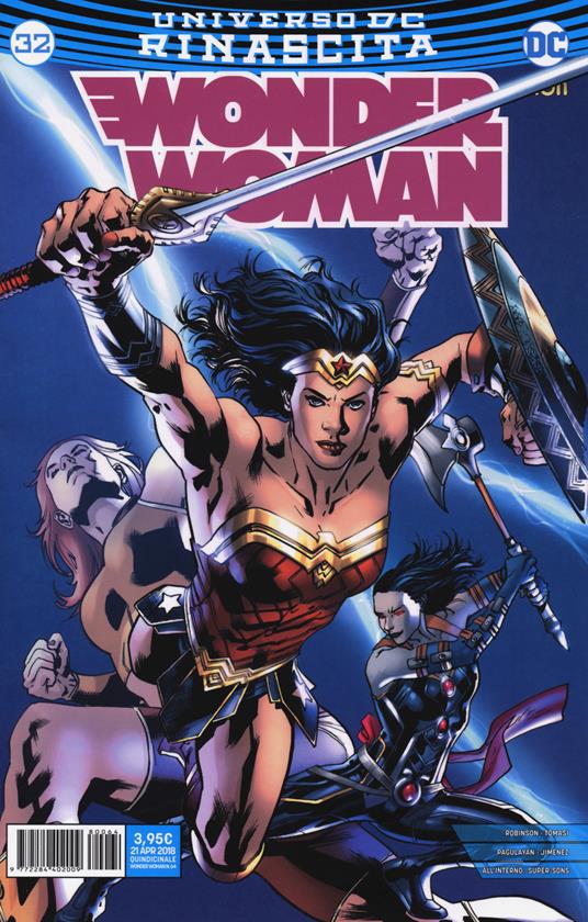 Rinascita. Wonder Woman. Vol. 32 - copertina