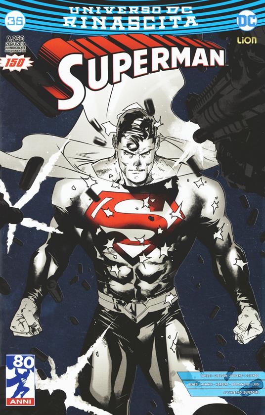 Rinascita. Superman. Variant metal. Vol. 35 - copertina