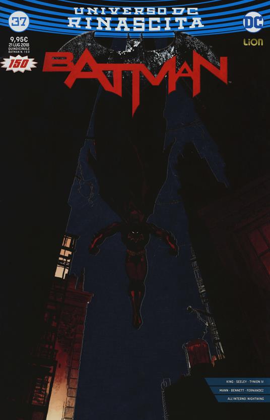 Rinascita. Batman. Ediz. Variant metalizzata. Vol. 37 - copertina