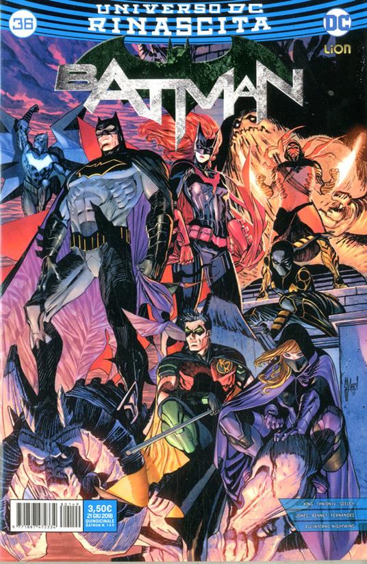 Rinascita. Batman. Vol. 36 - copertina