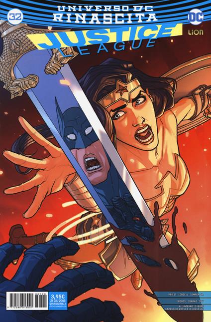 Rinascita. Justice League. Vol. 32 - copertina