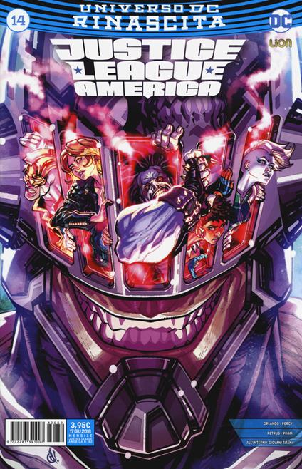 Rinascita. Justice League America. Vol. 14 - copertina
