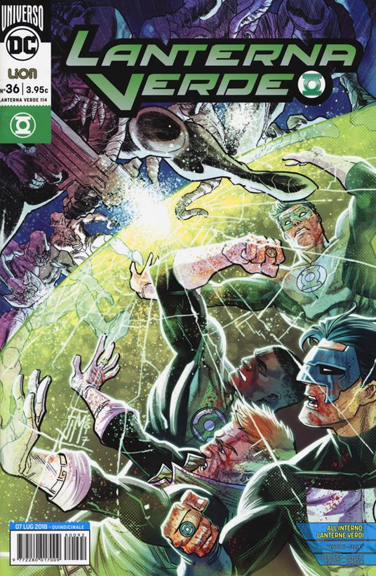 Rinascita. Lanterna Verde. Vol. 36 - Robert Venditti,Tim Seeley - copertina