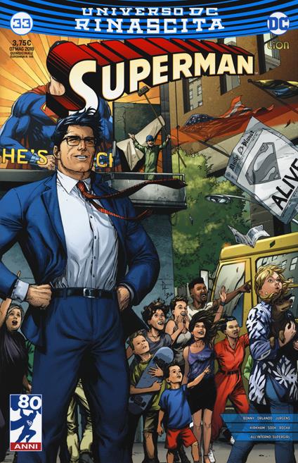 Rinascita. Superman. Ediz. variant. Vol. 33 - copertina