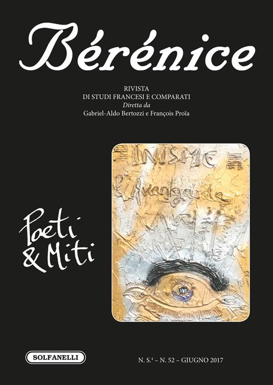 Bérénice. Poeti & miti. Vol. 52 - copertina