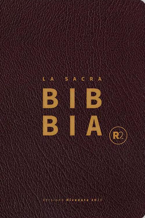 Bibbia R2. Versione riveduta 2020. Ediz. pelle bordeaux - Libro - ADI Media  