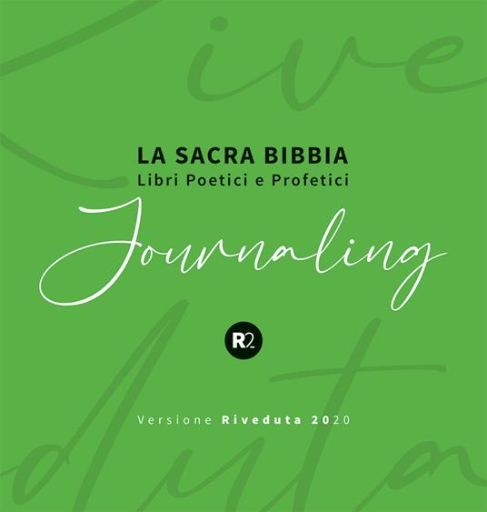 La sacra Bibbia. Libri poetici e profetici. Journaling - copertina
