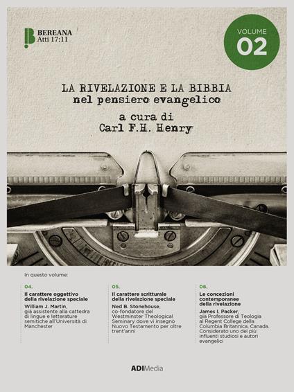 La rivelazione e la Bibbia nel pensiero evangelico. Vol. 2 - copertina