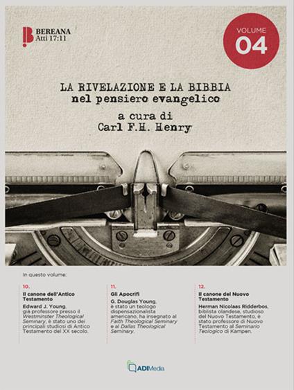 La rivelazione e la Bibbia. Vol. 4 - copertina