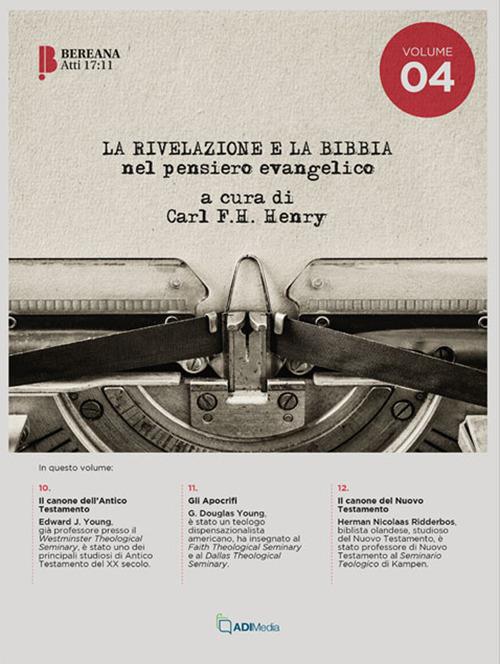 La rivelazione e la Bibbia. Vol. 4 - copertina