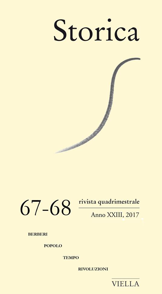 Storica (2017). Vol. 67-68 - copertina