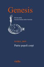 Genesis. Rivista della Società italiana delle storiche (2019) (2019). Vol. 1: Patrie popoli corpi.