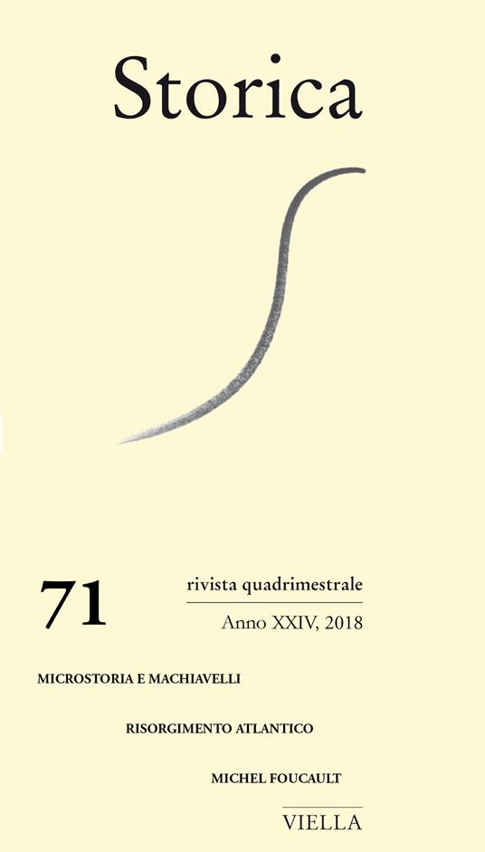 Storica (2018). Vol. 71 - copertina