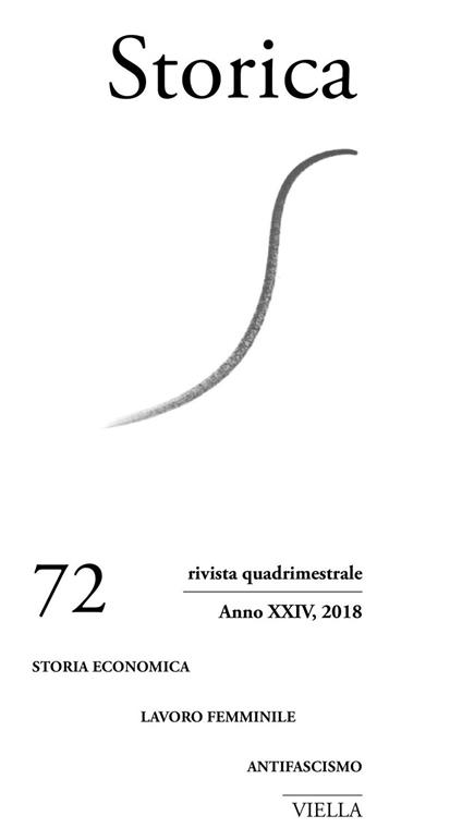 Storica (2018). Vol. 72 - copertina
