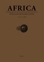Africa. Rivista semestrale di studi e ricerche. Nuova serie (2020). Vol. 1