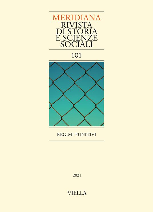 Meridiana (2021). Vol. 101: Regimi punitivi - copertina