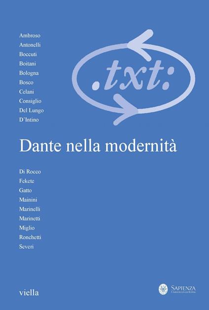 Critica del testo (2021). Vol. 24\3: Dante nella modernità. - copertina