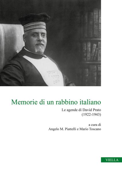 Memorie di un rabbino italiano. Le agende di David Prato (1922-1943) - copertina