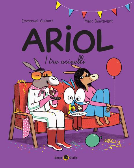I tre asinelli. Ariol. Vol. 8 - Emmanuel Guibert,Marc Boutavant - copertina