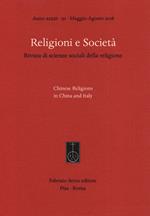 Chinese Religions in China and Italy
