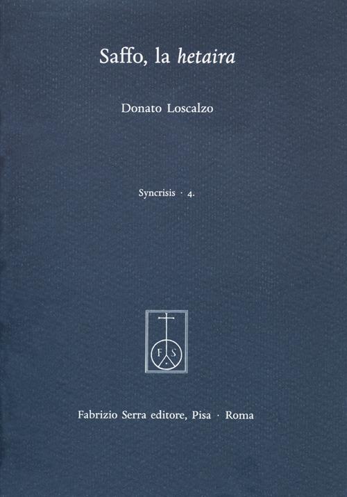 Saffo, la hetaira - Donato Loscalzo - copertina