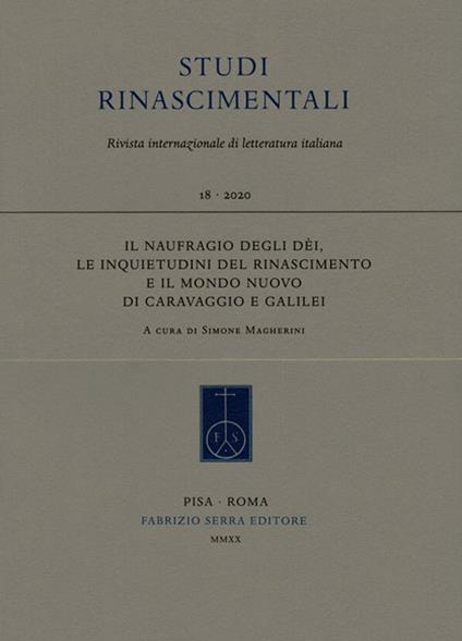 Il naufragio degli dèi, le inquietudini del Rinascimento e il mondo nuovo di Caravaggio e Galilei - copertina