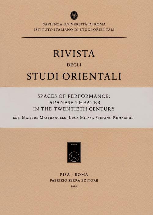 Spaces of performance: Japanese theater in the twentieth century - copertina