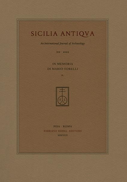 In memoria di Mario Torelli - copertina