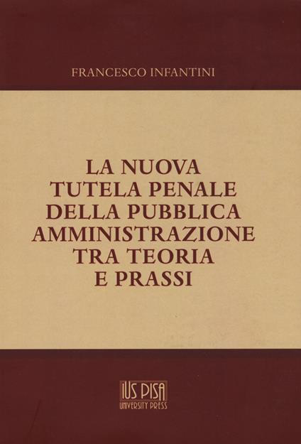 La nuova tutela penale della pubblica amministrazione tra teoria e prassi - Francesco Infantini - copertina