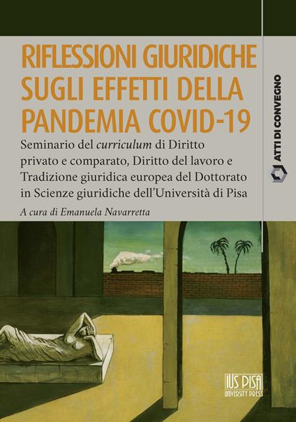 Riflessioni giuridiche sugli effetti della pandemia Covid-19 - copertina