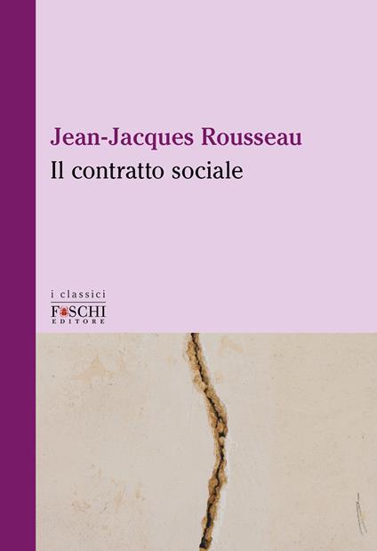 Il contratto sociale - Jean-Jacques Rousseau - copertina