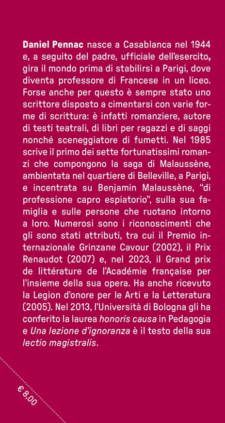 Una lezione d'ignoranza - Daniel Pennac - 3