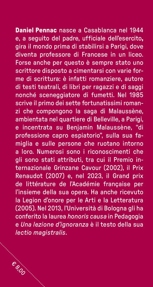 Una lezione d'ignoranza - Daniel Pennac - 3