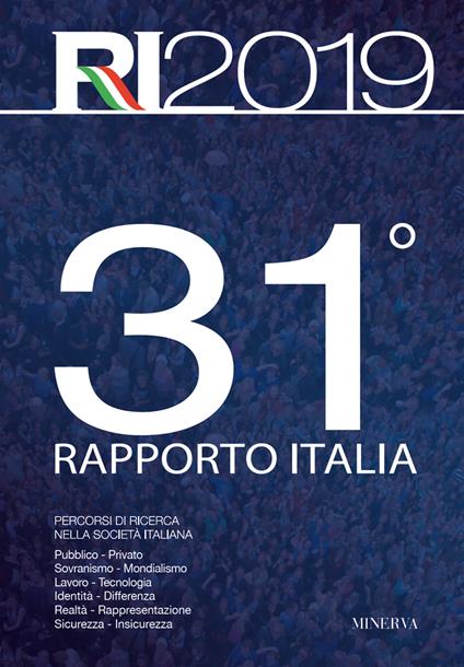 31° rapporto Italia 2018. Percorsi di ricerca nella società italiana - Eurispes - copertina