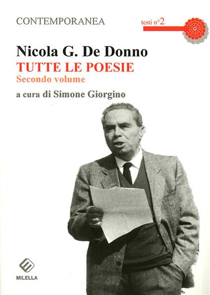 Tutte le poesie. Vol. 2 - Nicola G. De Donno - copertina