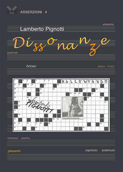 Dissonanze - Lamberto Pignotti - copertina