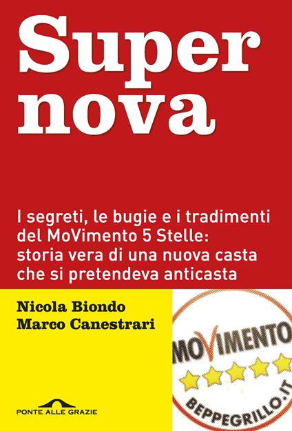 Supernova. I segreti, le bugie e i tradimenti del MoVimento 5 stelle: storia vera di una nuova casta che si pretendeva anticasta - Nicola Biondo,Marco Canestrari - copertina