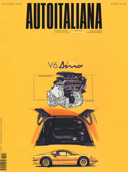 Auto italiana. Passione stile cultura. Ediz. a colori. Vol. 1 - copertina